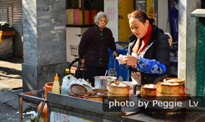 breakfast stall