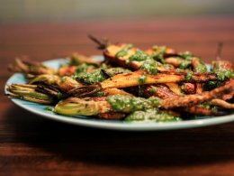 Carrot-Top Pesto