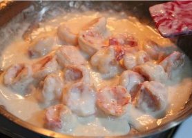 Creamy Coconut Shrimp Buffet Style