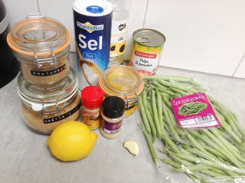 Oriental green beans ingredients
