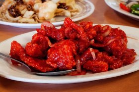 Sweet and sour seafood from New Hong-Kong.