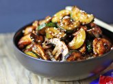 Asian dishes with Chicken
